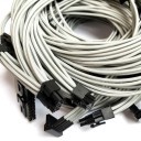 EVGA SuperNova T2 Premium Single Sleeved Modular Cables (Grey Silver)