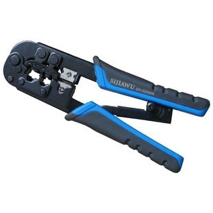 SIJIAWU Tools Professional RJ11 RJ45 Dual Crimping Tool 