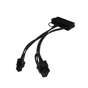 ATX 24 Pin to 8 Pin and 4 Pin CPU EPS Adapter Cable 15cm