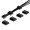 Black Cord Clips 13mm 16mm