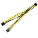 Power Supply ATX CPU EPS 8 Pin Cable Y Splitter