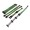Premium Single Sleeved Modular Cables Set Red UV Green for Silverstone