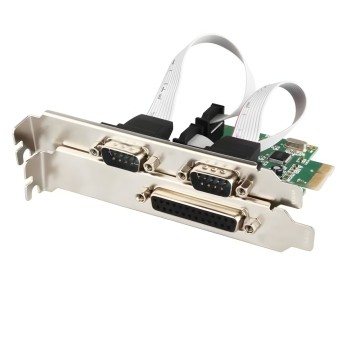 Combo 2 Port DB9 Serial 1 Port DB25 Parallel PCIe Controller Card