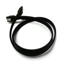 Premium High Speed SATA Data Sleeved Cable with Latch (10/20/30/60/100cm)