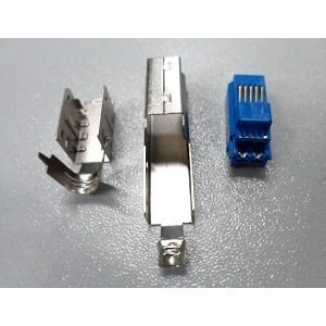 USB 3.0 Type-B 9-Pin Male Plug Connector BM