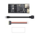 USB 3.2 Gen 1 Motherboard Header 19 Pin Internal USB Hub Controller