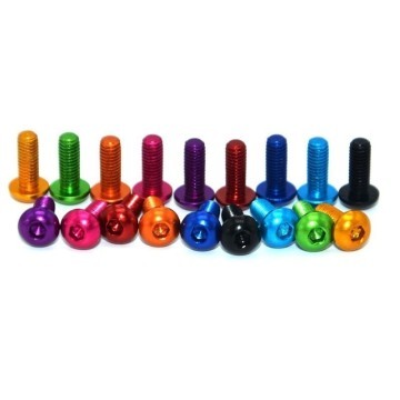 Premium M3 x 6mm Socket Head Anodized Aluminum Screw