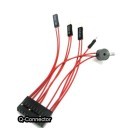 ASUS Maximus Rampage ROG 20-Pin Q-Connector Adapter Cable (Red) 20cm