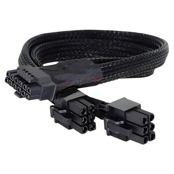 GPU 2 x 6 Pin to 12VHPWR 16 Pin Cable for Lenovo ThinkStation P Tower