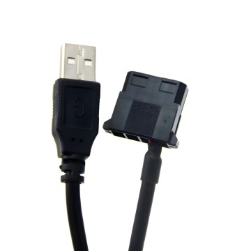 USB to Molex Fan Adaptor Cable 100cm