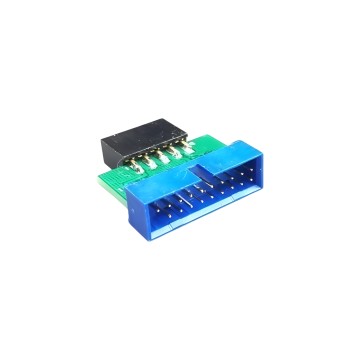 USB 2.0 10-Pin Female to USB 3.0 20-Pin Male Internal Header Converter