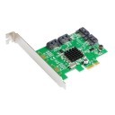 SATA III 4-Port PCI-e Controller Card with Full & Low Profile Brackets