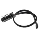 4 Pin PWM Power Distribution PCB 5 Way Block Fan Hub Power Splitter