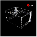 QDIY Professional Modder Acrylic Case Top Cover for PC-D003N