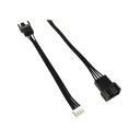 4 Pin PWM Fan Connector Male to 4 Pin Mini GPU Fan Connector Female