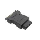 15 Pin SATA to 4 Pin Molex Connector Hot Plug Support