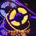 Custom Length Sleeved LED Light Strip Yellow