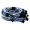 Single Sleeved Premium Modular Cables Blue White for Antec