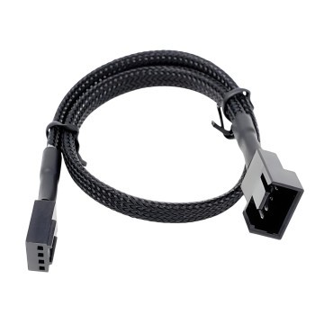 Custom Length 4 Pin PWM Fan Sleeved Extension Cable