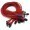 SilverStone Strider ST1000 Premium Single Braid Modular Cables Complete Set (Red)