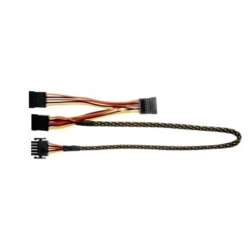 5 Pin to 3 x 5 Pin SATA Power Modular Sleeved Cable for Enermax Revolution