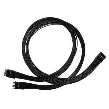 10 Pin USB AC97 HD Audio Internal Header Y Splitter Cable 50cm