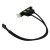 USB 2.0 9 Pin Header to 2 Ports A Female Panel Bracket Cable Black