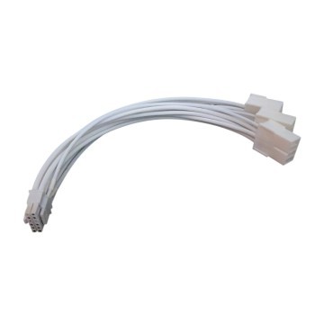 ATX 3.0 PCIe 5.0 600W Triple 8 Pin to 12VHPWR 16 Pin Adapter Cable White