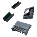 DIY SATA EZ Crimp Connector Black
