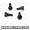 M6.0 x 12mm Black Thumb Screws (M6X12)