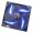 PC Cooler 120mm x 25mm Blue LED Black Fan (1200RPM 18dBA 47CFM) 