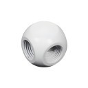 Barrow Thread 3 Way Block Cubic Transit Splitter Fitting White
