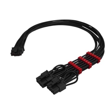 ATX 3.1 PCIe 5.1 600W 12VHPWR 16 Pin to Dual 8 Pin PCIE Power Cable