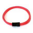 Premium Single Sleeved PCI-E 6-Pin Extension Cable (UV Pink)
