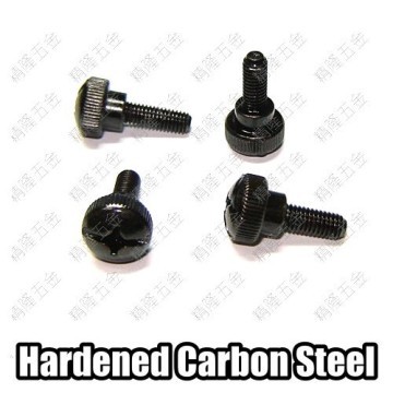 M5.0 x 12mm Black Thumb Screws (M5X12)