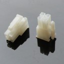 4-Pin Motherboard Power Female Connector - Transparent White