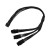 ATX 3.1 PCIe 5.1 600W 12VHPWR 16 Pin to 3 x 8 Pin PCIE Power Cable