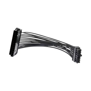 PSU Main Power 24 Pin to 14 Pin Adapter Cable All Black for Lenovo