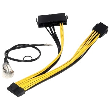 24P 8P to Mini 18 Pin Adapter Cable 20cm for Dell C6100 Server L5639 L5520