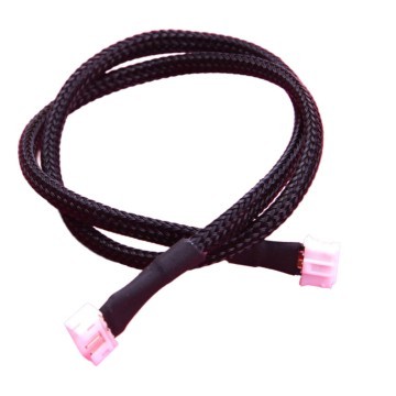 4 Pin VGA Mini PH Connector Extension Sleeved Cable 40cm