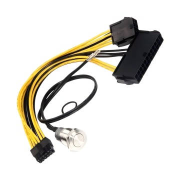 24P 8P to Mini 12 Pin Adapter Cable 20cm for Dell C6100 Server L5639 L5520