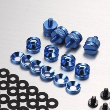Jonsbo Premium PC Mod Aluminium Alloy Screws & Washer Set (95pcs) Blue