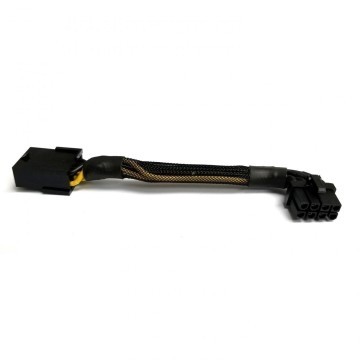 PCIE 90° L-Shape Mini Low-Profile GPU Power Cable (8-Pin Right-Angle)