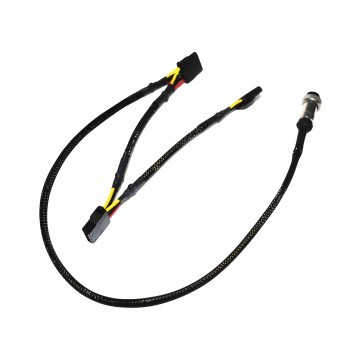 Modular PSU 3 x Molex IDE Sleeved Cable 80cm for Tagan