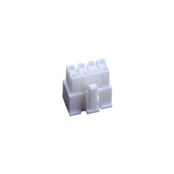 8 Pin PSU CPU EPS Power Female Connector with Pins White
