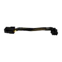 PCIE 90 Degree L Shape Low Profile GPU Power Cable 6 Pin Right Angle