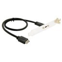 Asus USB 3.1 Type-C Motherboard Front Panel Header Connector to USB-C Back Panel Extension Cable (40cm)