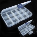 15 Compartment Transparent Plastic Parts Box