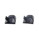 Black Cord Clips 19mm