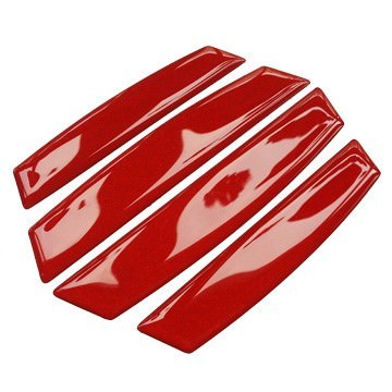 Car Door Edge Guards Anti-collision Scratch Protection Strip Bumpers (Red)